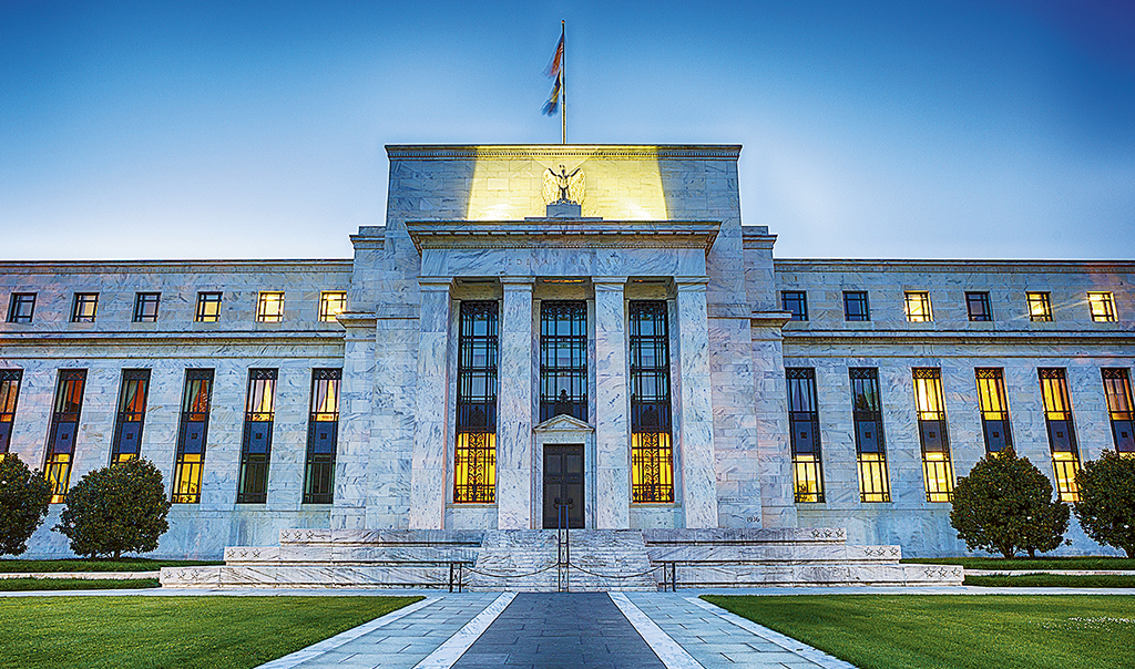 Amerikanska centralbanken Federal Reserves byggnad