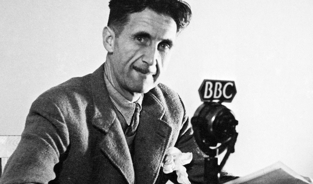 Historisk bild på George Orwell