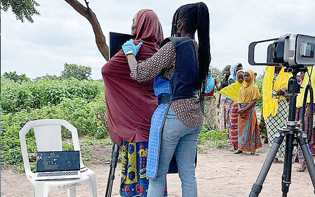 Tuberkulosscreening på landsbygden i Nigeria